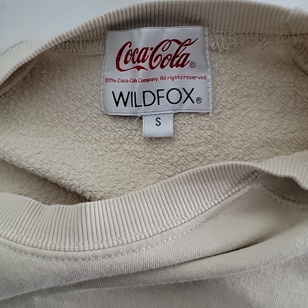 Wildfox x Coca Cola Limited Edition Polar Bear Sommers Sweatshirt Small Boxy - Picture 6 of 6